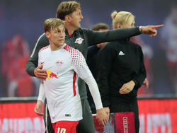 Verstehen sich bestens: Emil Forsberg und Ralph Hasenhüttl