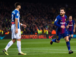 Messi marcó el segundo gol contra el Espanyol. (Foto: Getty)