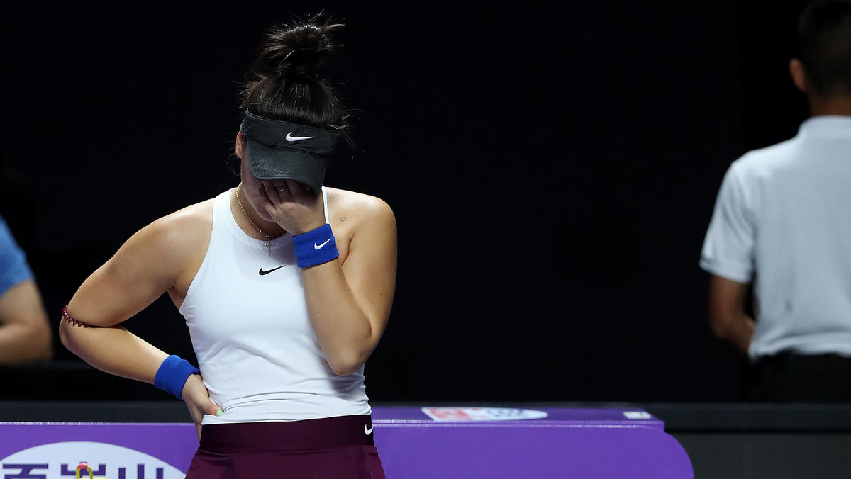 Weiter verletzt: Bianca Andreescu Weiter verletzt: Bianca Andreescu