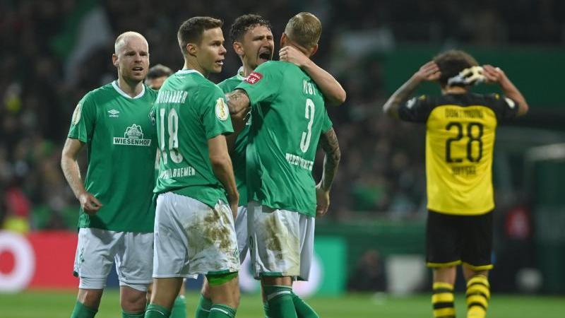 Bremen jubelte gegen den BVB über drei eigene Tore