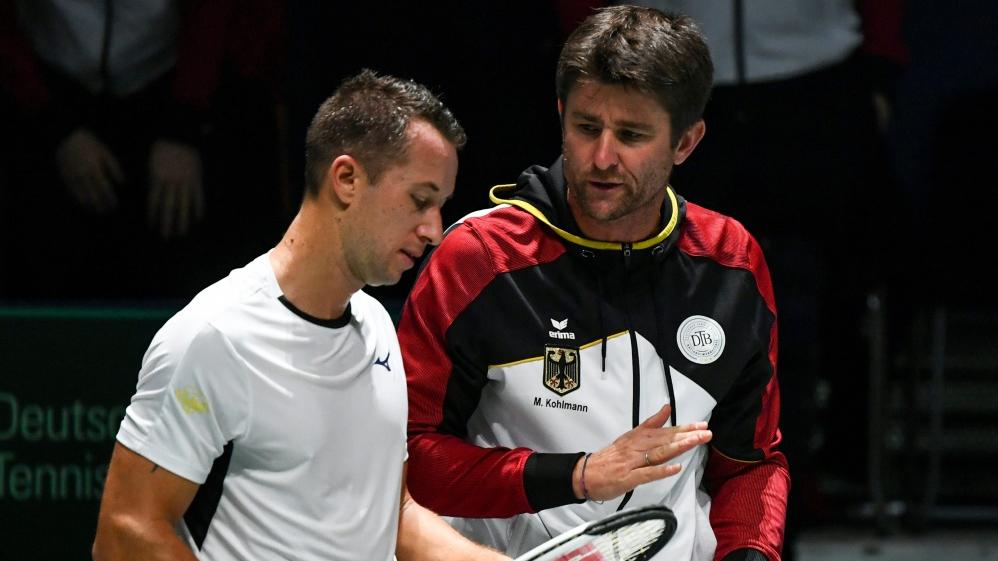 Michael Kohlmann (r.) zweifelt an einer US-Open-Austragung Michael Kohlmann (r.) zweifelt an einer US-Open-Austragung