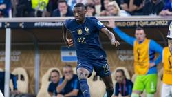 Der ehemalige Frankfurter Randal Kolo Muani im französischen Nationaltrikot