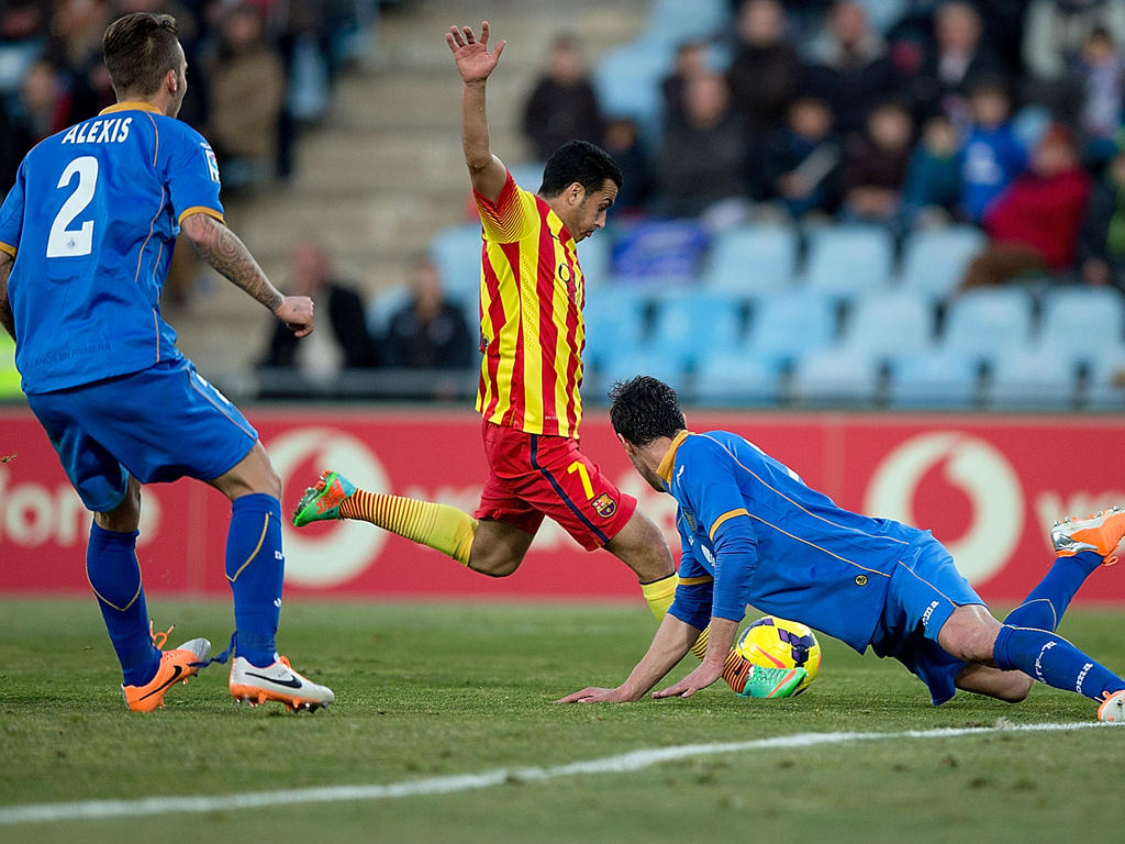 Pedro erzielte innerhalb von neun Minuten einen Hattrick für den FC Barcelona