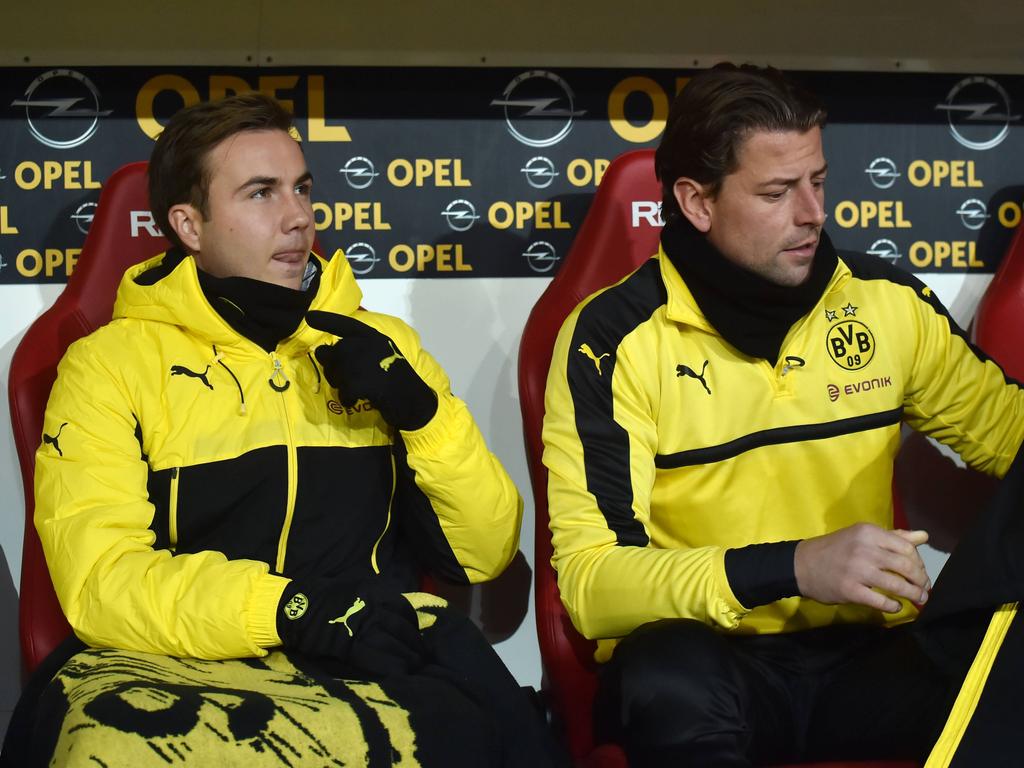 Mario Götze und Roman Weidenfeller werden gegen die Hertha nicht zum Einsatz kommen Mario Götze und Roman Weidenfeller werden gegen die Hertha nicht zum Einsatz kommen