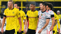 Erling Haaland (BVB) und Robert Lewandowski (FC Bayern) zählen zu den besten Stürmern der Welt