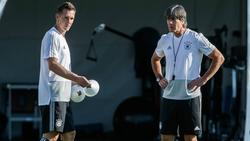 Kennen und schätzen sich: Miroslav Klose (l.) und Jogi Löw (r.)