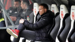 Julian Nagelsmann verlor mit seiner Mannschaft bei Eintracht Frankfurt