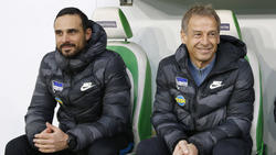 Jürgen Klinsmann (r.) holte Alexander Nouri als Co-Trainer zu Hertha BSC