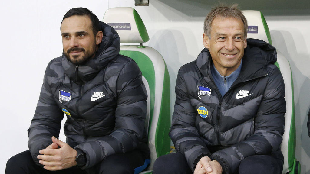 Alexander Nouri (l.) kam als Assistent von Jürgen Klinsmann zu Hertha BSC