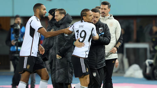 Nationalspieler Leroy Sané hatte gegen Österreich die Rote Karte gesehen.