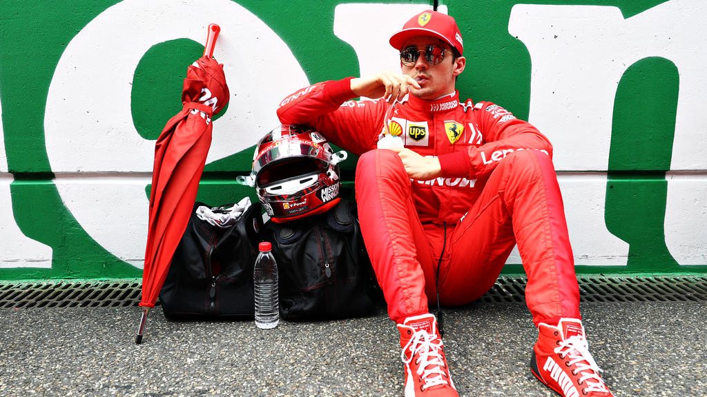 Charles Leclerc hatte nach dem Rennen in Shanghai einige Fragen an sein Team Charles Leclerc hatte nach dem Rennen in Shanghai einige Fragen an sein Team