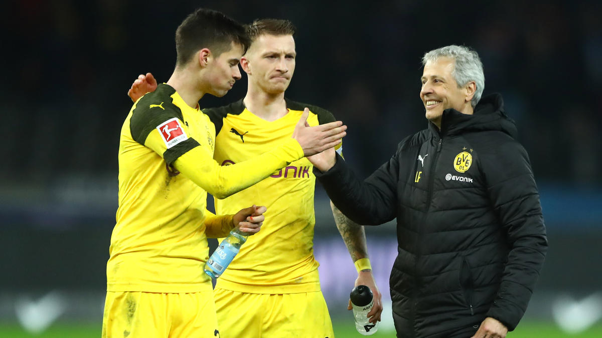 Den Sieg gegen Hertha BSC hat sich der BVB einiges kosten lassen Den Sieg gegen Hertha BSC hat sich der BVB einiges kosten lassen