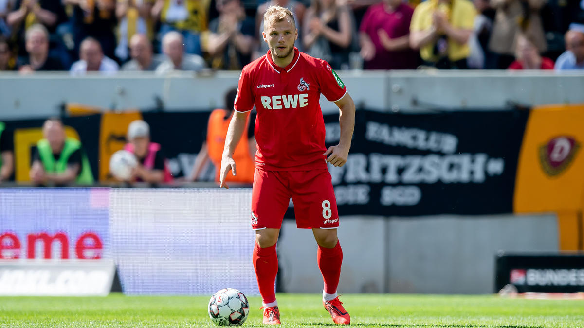 Johannes Geis absolvierte 14 Spiele für den 1. FC Köln Johannes Geis absolvierte 14 Spiele für den 1. FC Köln