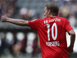Daumen hoch für einen Wechsel? Emil Forsberg wird in Mailand gehandelt