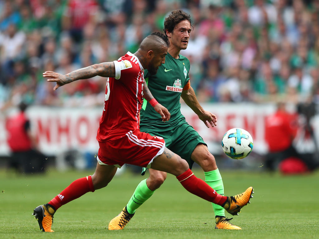 Thomas Delaney (r.) könnte bei Werder Bremen gegen Bayern wieder in die Startelf rücken