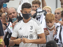 Ronaldo fue aclamado a su llegada.