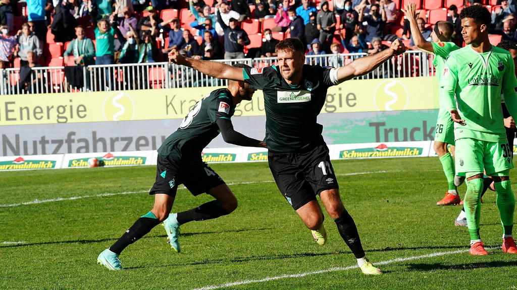 Niclas Füllkrug rettete Werder einen Punkt