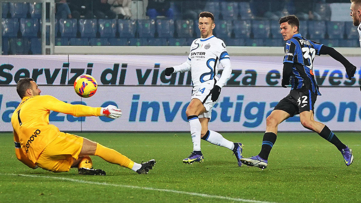 Inter nur mit Nullnummer in Bergamo