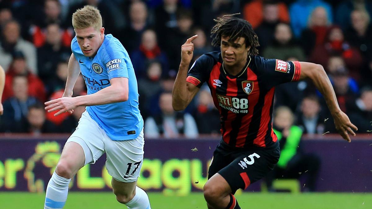 Künftig in einem Team: De Bruyne und Aké Künftig in einem Team: De Bruyne und Aké
