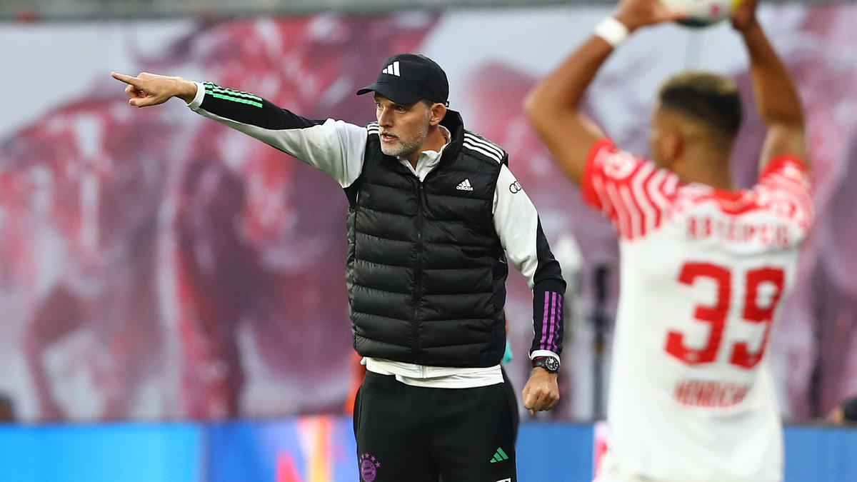 Thomas Tuchel an der Seitenlinie des FC Bayern