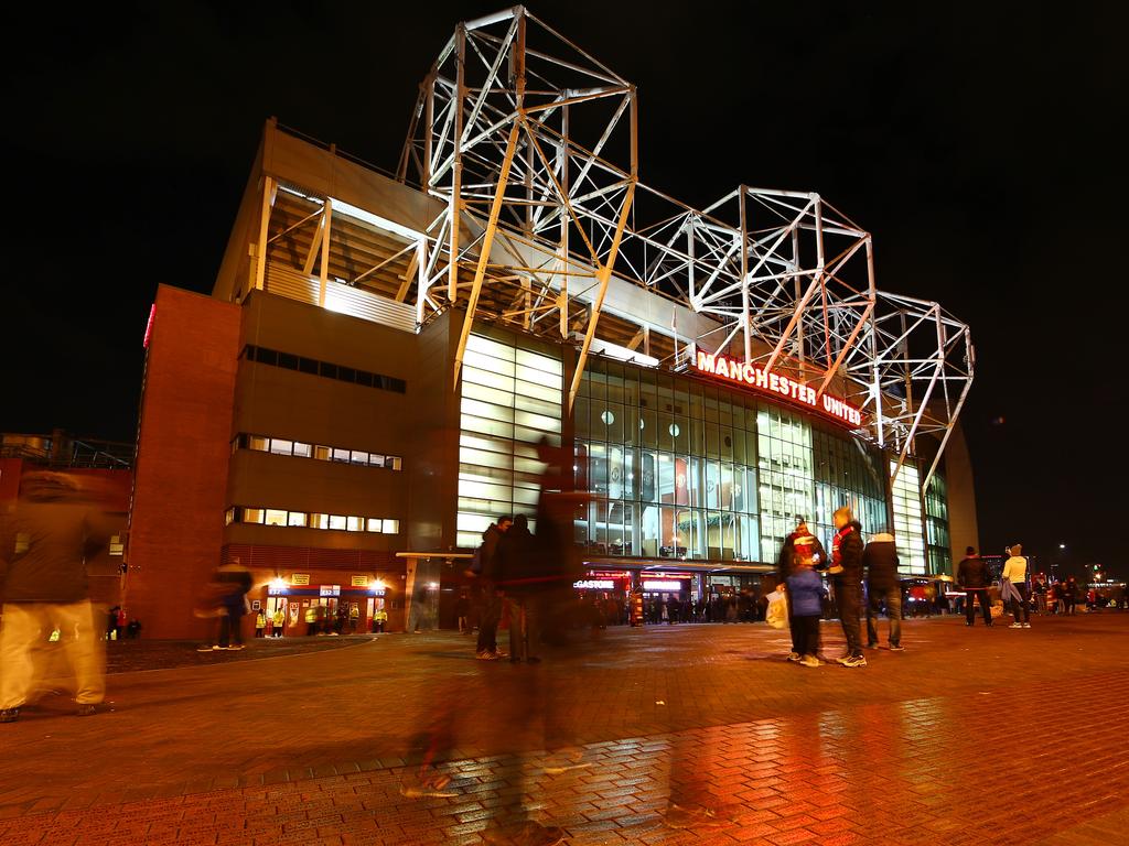 Tribuna del estadio Old Trafford de Manchester. (Foto: Getty)