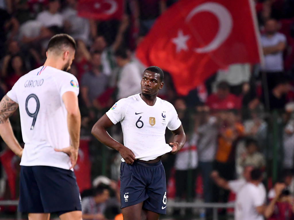 Frankreichs Fußball-Stars schauen nicht glücklich aus