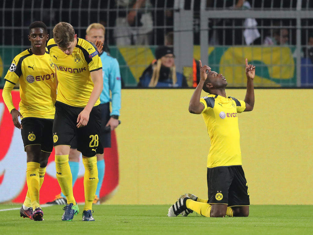 El colombiano Adrián Ramos marcó el gol de la victoria del Dortmund. (Foto: Getty)