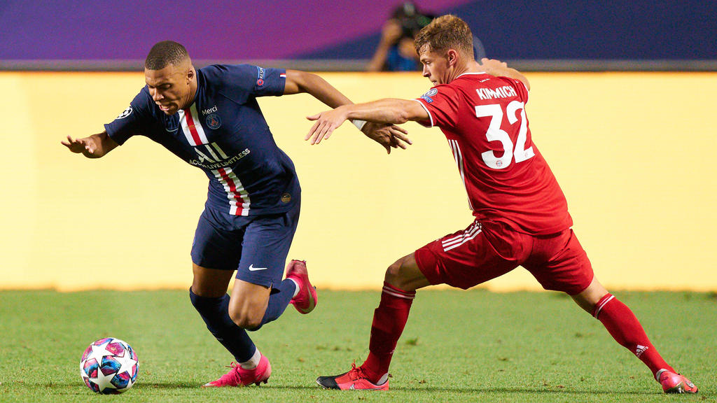 Kylian Mbappé (l.) verlor 2020 das CL-Finale gegen den FC Bayern Kylian Mbappé (l.) verlor 2020 das CL-Finale gegen den FC Bayern