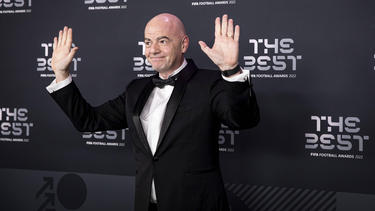 Bleibt bis 2027 FIFA-Boss: Gianni Infantino
