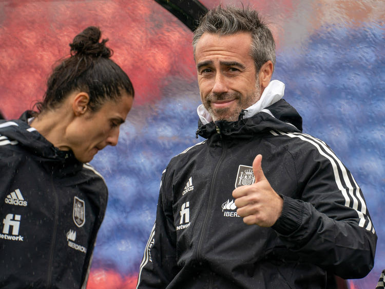 Jorge Vilda, seleccionador del conjunto español femenino.