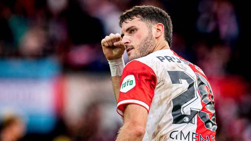 Santiago Gimenez soll das Interesse von Eintracht Frankfurt geweckt haben