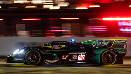 Aston Martin schaffte es - wenn auch mit Glück - in die Hyperpole