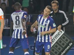 Herthas Alexander Baumjohann (r.) wird gegen den FC Ingolstadt in der Startelf stehen