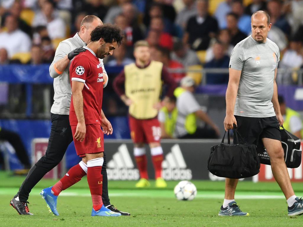 Mohamed Salah verletzte sich im Finale gegen Real Madrid an der Schulter