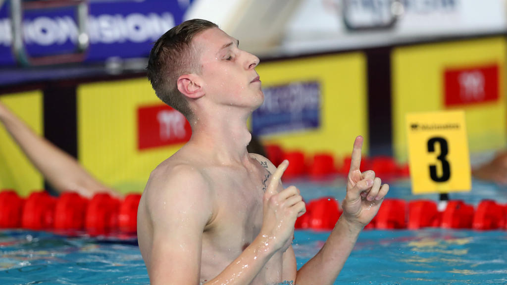 Florian Wellbrock fühlt sich im Wasser pudelwohl Florian Wellbrock fühlt sich im Wasser pudelwohl