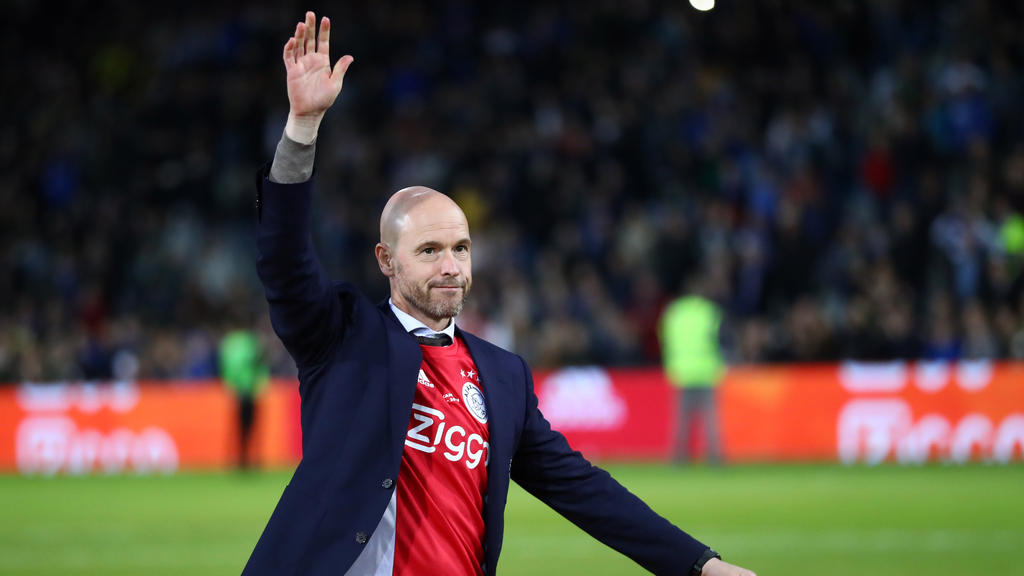 Erik ten Hag gewann mit Ajax Amsterdam das Double aus Meisterschaft und Pokal