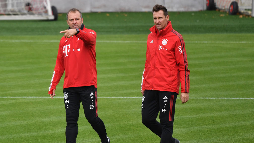 Damals gemeinsam beim FC Bayern: Flick und Klose