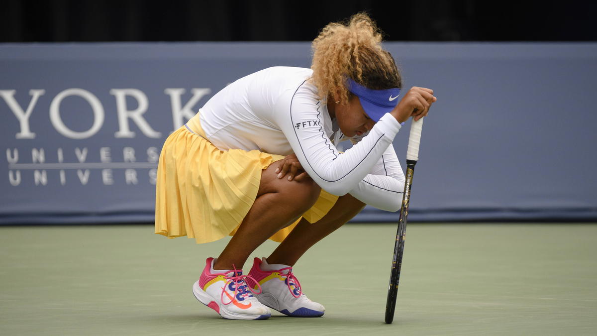 Naomi Osaka kämpfte nach ihrer Aufgabe mit den Tränen