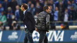 Markus Weinzierl (l.) und Manuel Baum arbeiteten ohne großen Erfolg beim FC Schalke 04