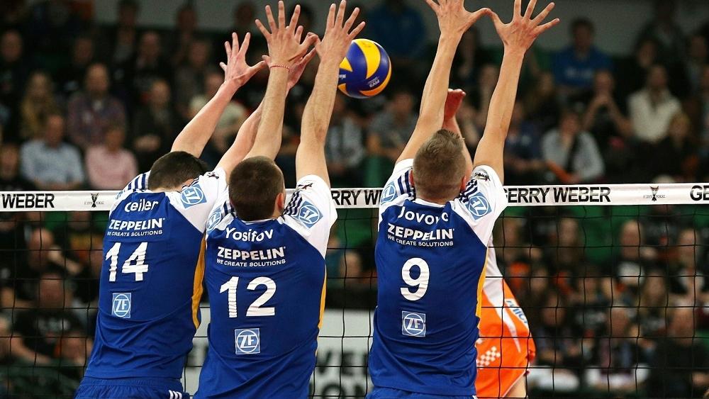 Die Berlin Recycling Volleys stehen im Viertelfinale der Volleyball-Champions-League Die Berlin Recycling Volleys stehen im Viertelfinale der Volleyball-Champions-League