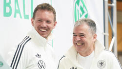 DFB-Geschäftsführer Andreas Rettig (r.) und Julian Nagelsmann (l.)