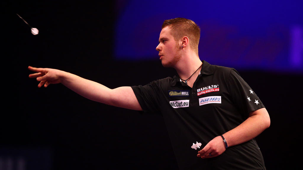 Max Hopp legte bei der Darts-WM fulminant los Max Hopp legte bei der Darts-WM fulminant los