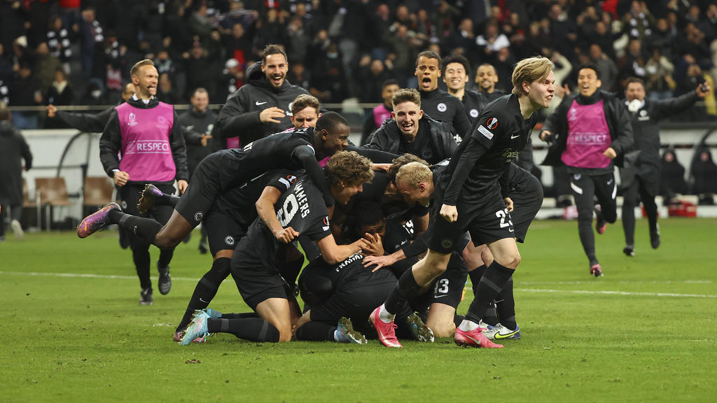 Eintracht Frankfurt feierte einen knappen Sieg