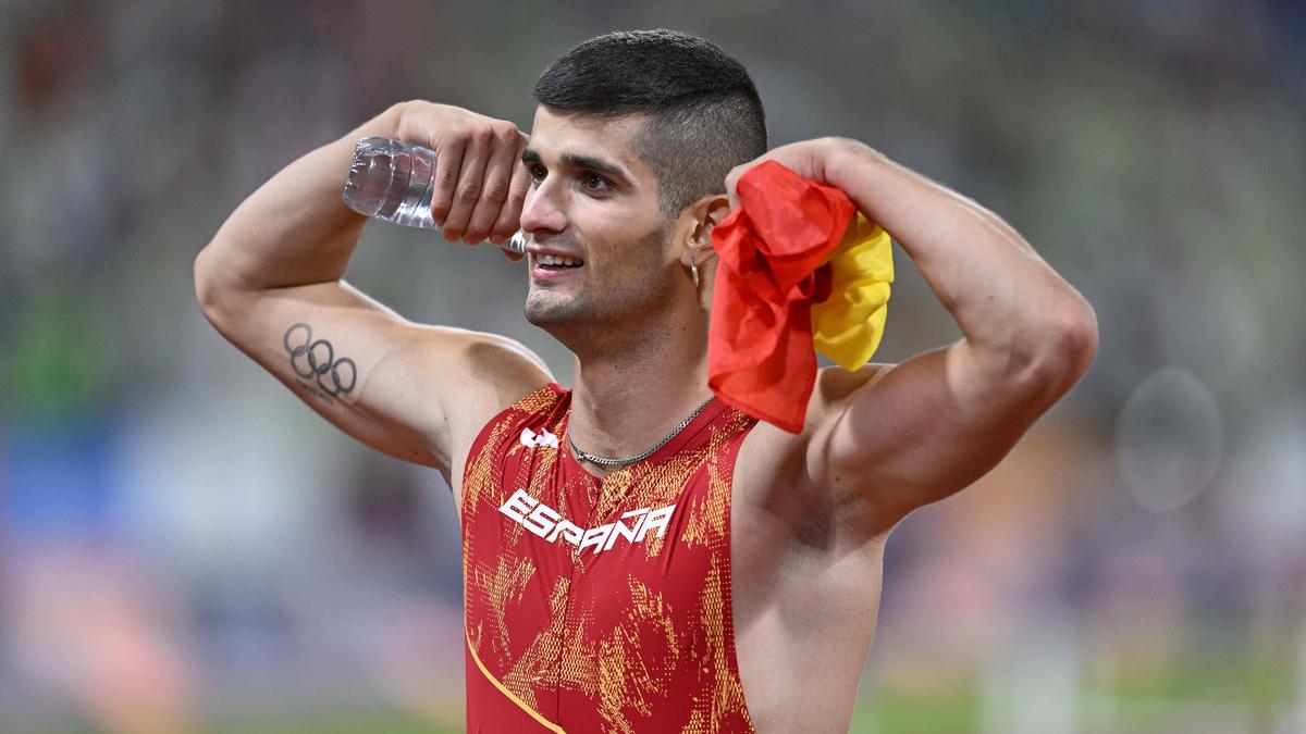 Asier Martinez holte Gold über 110 Meter Hürden