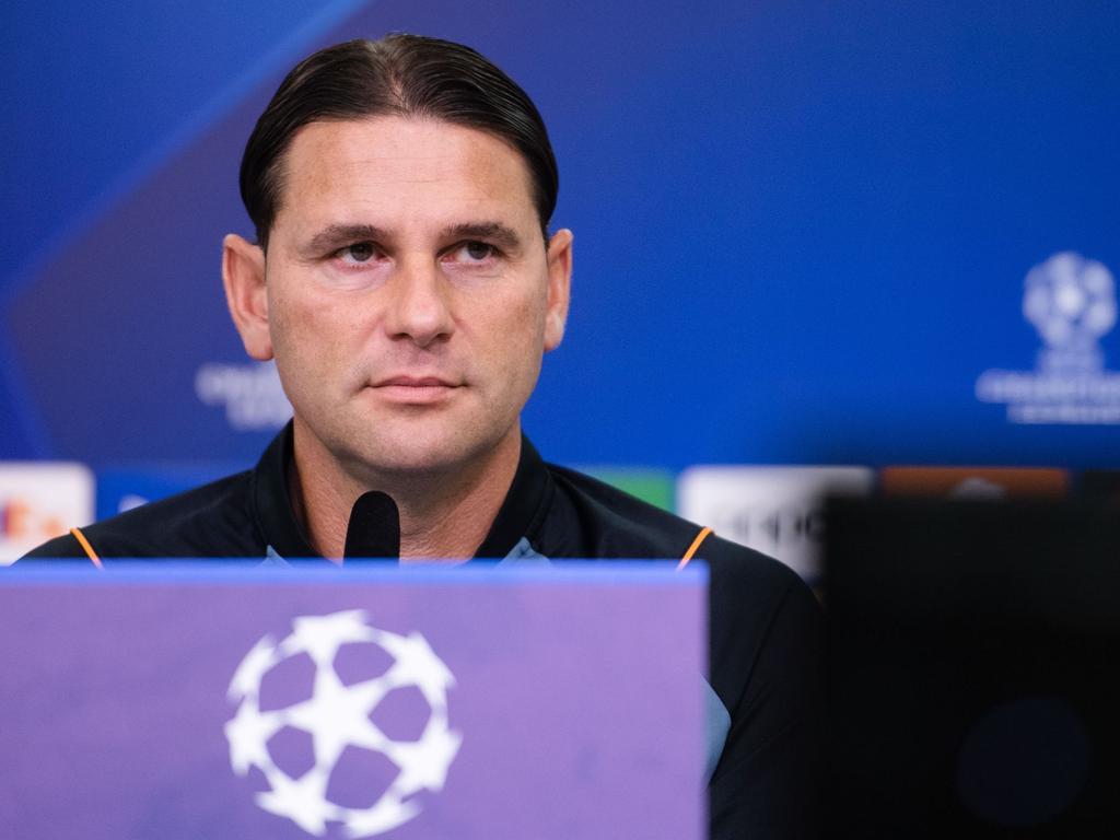 Bayer Leverkusens Trainer Gerardo Seoane bleibt zuversichtlich