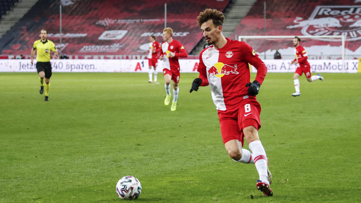 Der Treffer von Mergim Berisha könnte RB Salzburg nicht vor einer Pleite bewahren Der Treffer von Mergim Berisha könnte RB Salzburg nicht vor einer Pleite bewahren