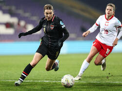Barbara Dunst stets am Gas