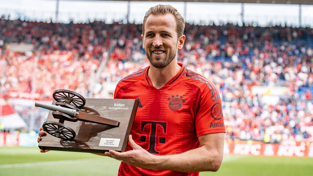 Harry Kane hat erneut die Torjägerkanone gewonnen Harry Kane hat erneut die Torjägerkanone gewonnen