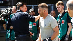 Lukas Kwasniok (r.) ist der neue Cheftrainer des 1. FC Köln