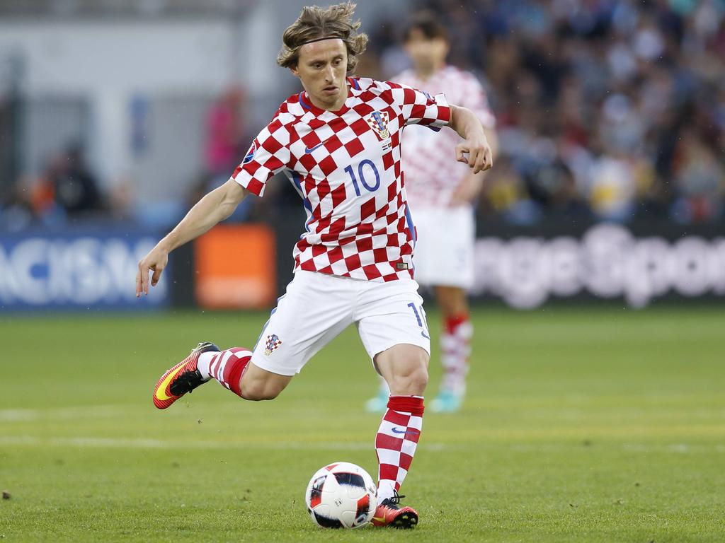 Luka Modric en la pasada EURO con Croacia (Foto: Getty)